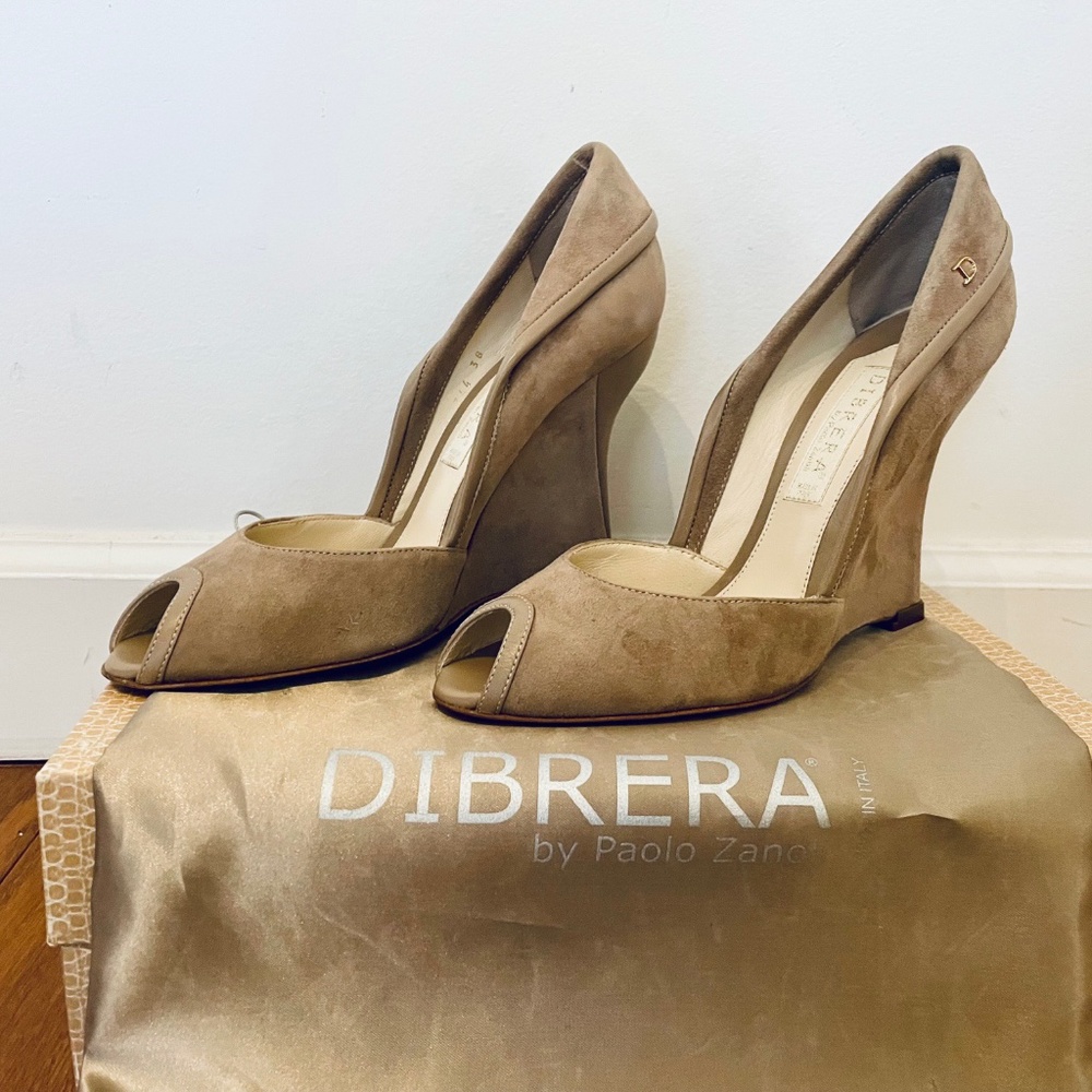 DIBRERA BY PAOLO ZANOLI Pumps In Dove Grey - NEW Size 8(EU 38)